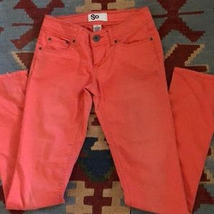 So straight leg skinny jeans